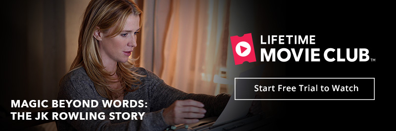 Start a free trial of Lifetime Movie Club to watch Magic Beyond Words: The JK Rowling Story!