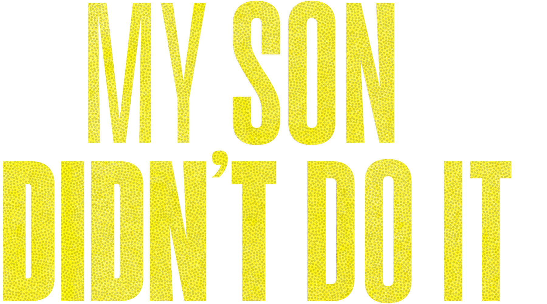 My Son Didn't Do It