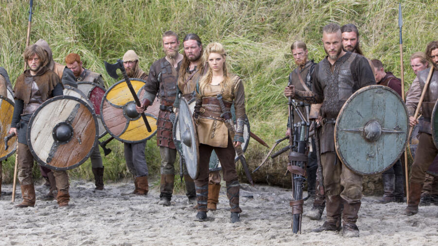 Lagertha, Ragnar, Rollo, Vikings