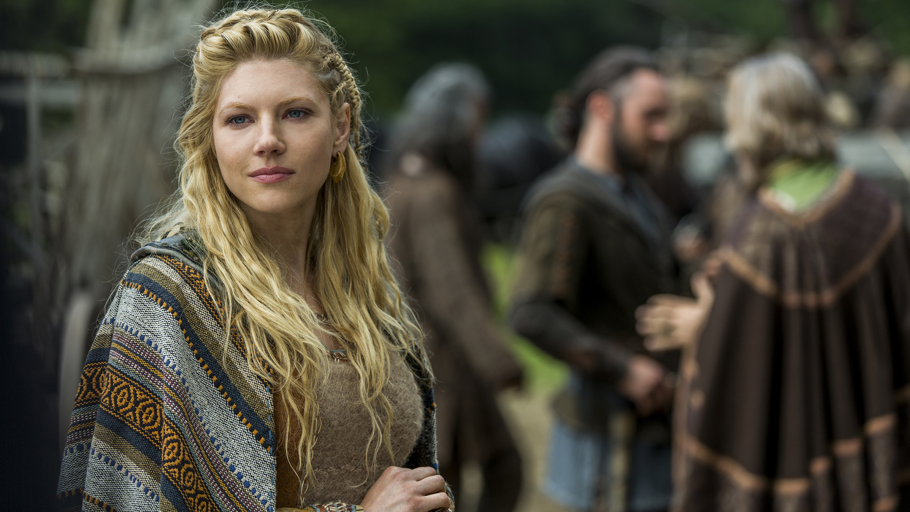 Скачать обои лук, стрела, Vikings, Викинги, Katheryn Winnick, Lagertha, раздел ф