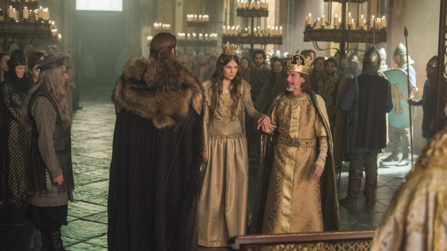 Lothaire Bluteau as Emperor Charles, Morgane Polanski as Princess Gisla, Vikings