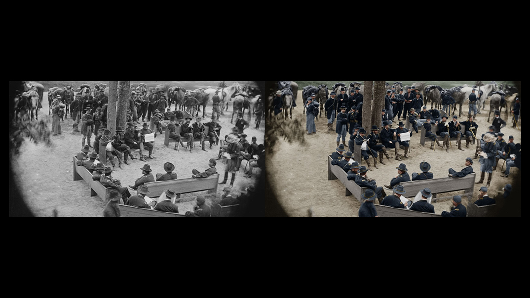 Before and After - Blood and Glory: The Civil War in Color ...