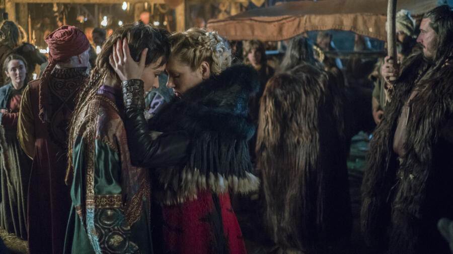 Katheryn Winnick as Lagertha, Josefin Asplund as Astrid, Vikings