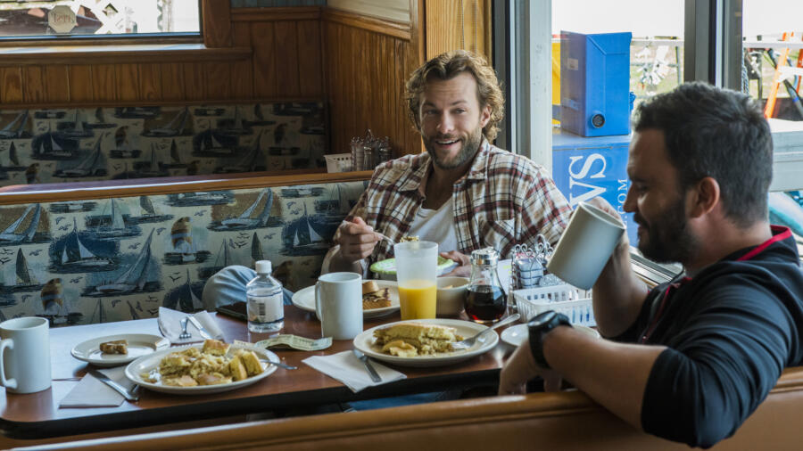 Kyle Schmid as Alex Caulder and Juan-Pablo Raba as Ricky "Buddha" Ortiz, SIX