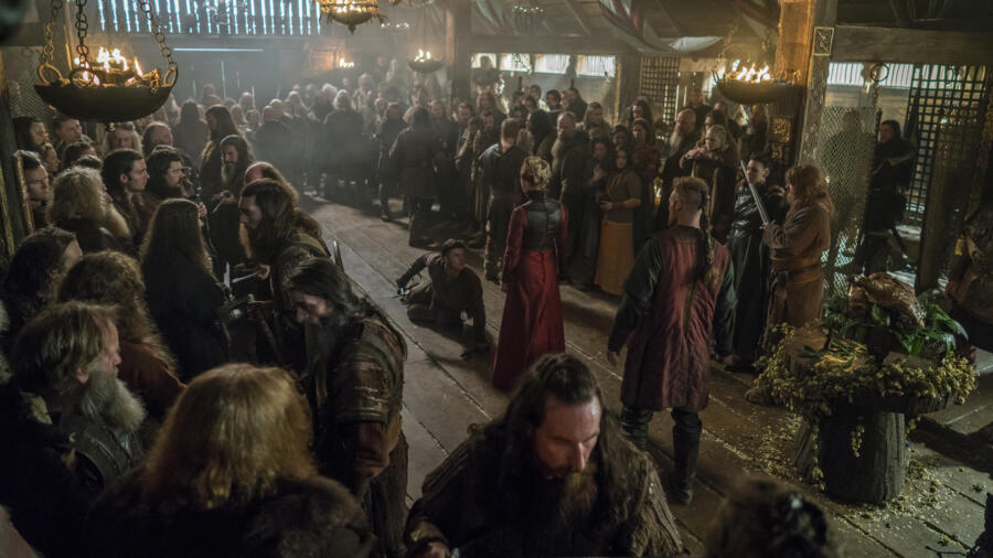 Alex Høgh Andersen as Ivar, Katheryn Winnick as Lagertha, Vikings