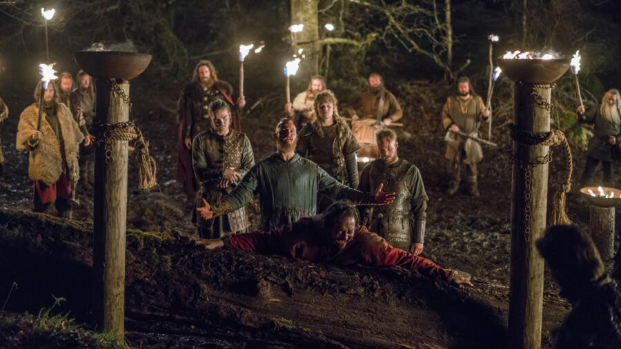 Marco Ilsø as Hvitserk, Alexander Ludwig as Bjorn , David Lindström as Sigurd and Jordan Patrick Smith as Ubbe, Vikings