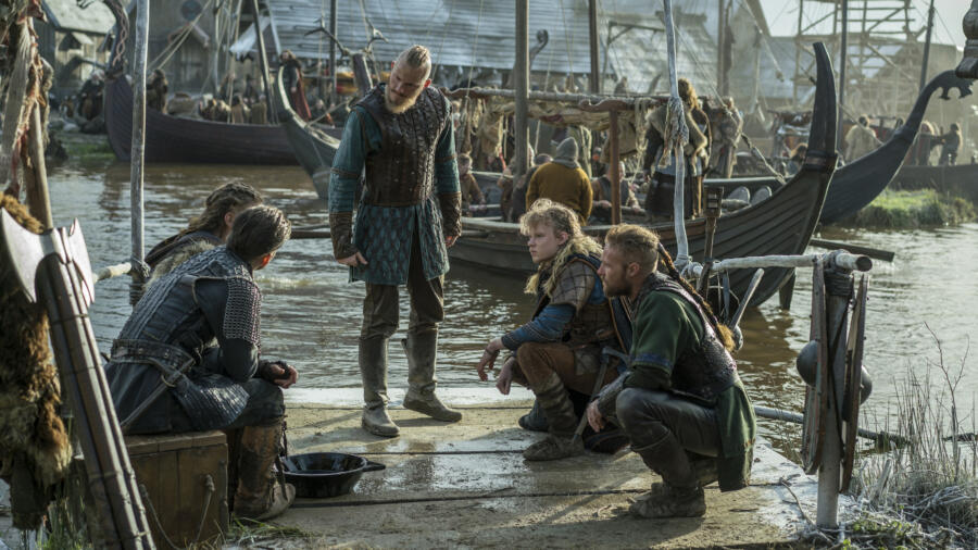 Alex Høgh Andersen as Ivar, Marco Ilsø as Hvitserk, Alexander Ludwig as Bjorn , David Lindström as Sigurd and Jordan Patrick Smith as Ubbe, Vikings