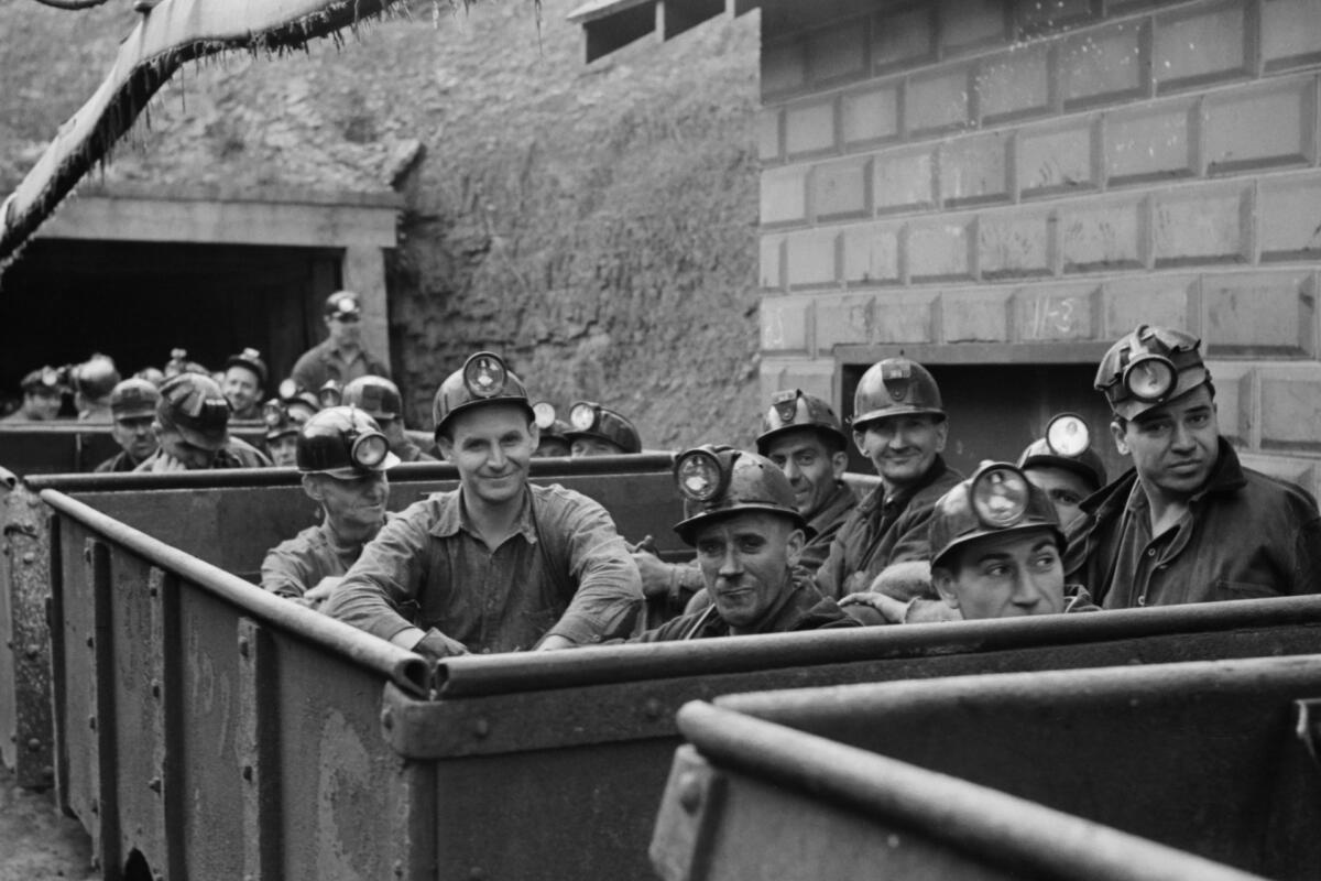 Coal miners ready for next shift