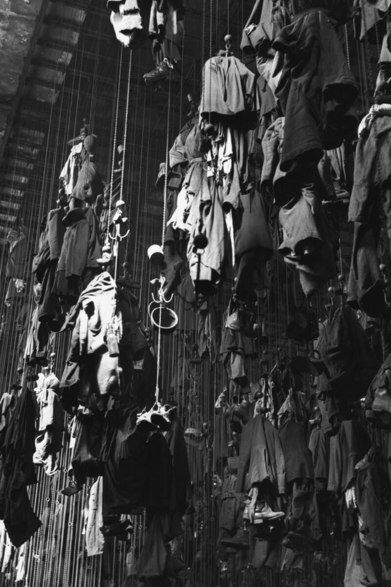 Miners clothes were hung on pulleys, bearing the assigned miner’s number