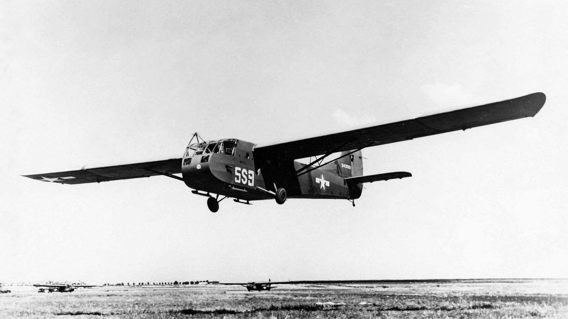 The U.S. Army Air Force Wace CG-4A glider.