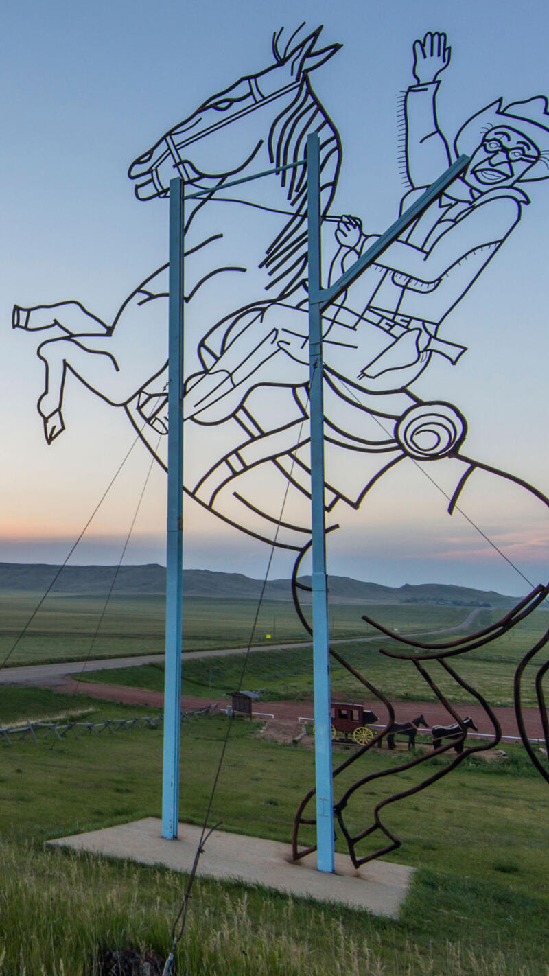 Sculpture along the Enchanted Highway