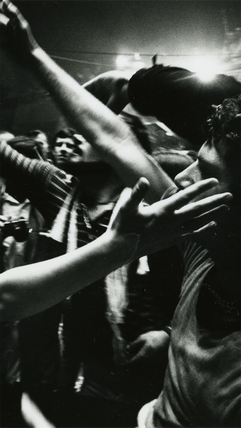 Group dancing at Trips Festival