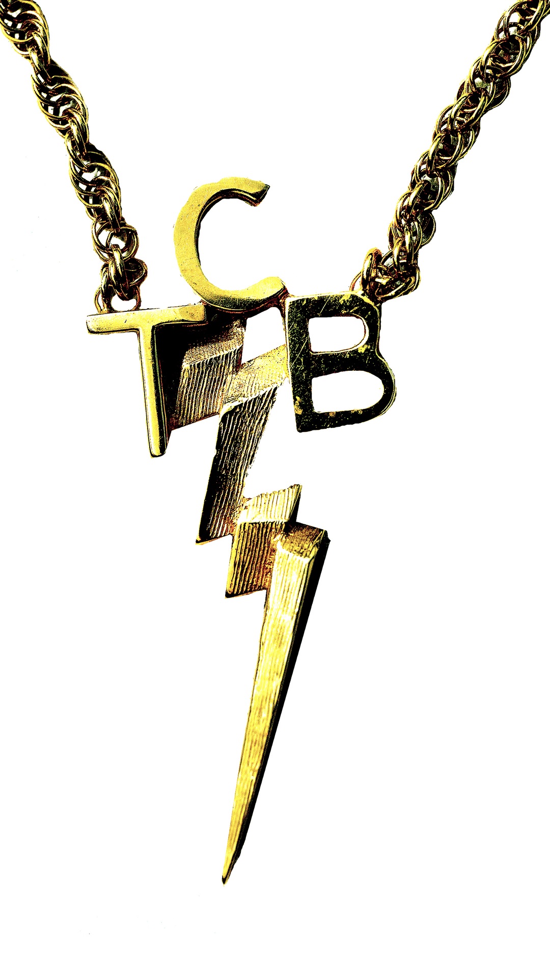 Elvis Presley 14K & Blue Enamel TCB Necklace Auction | Kruse GWS Auctions
