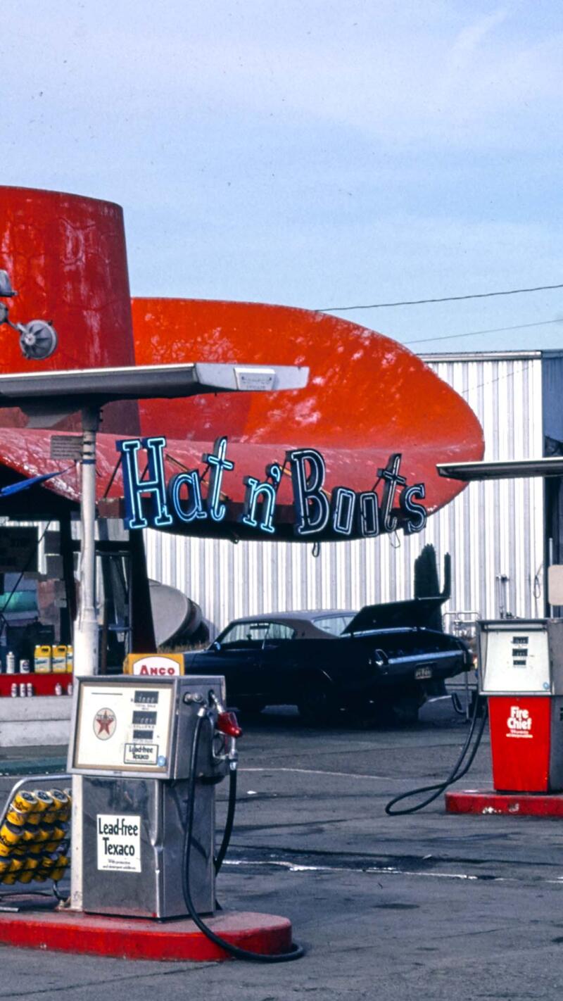 Hat & Boots was built in 1954 in Seattl