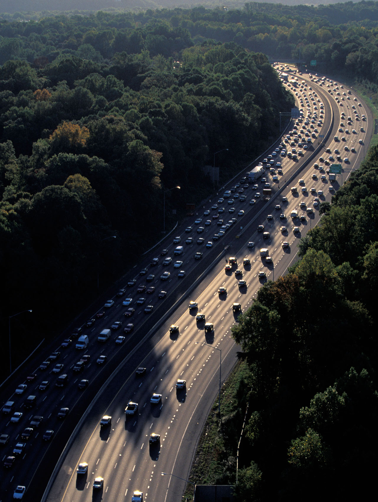 Traffic on the Washington DC Beltway