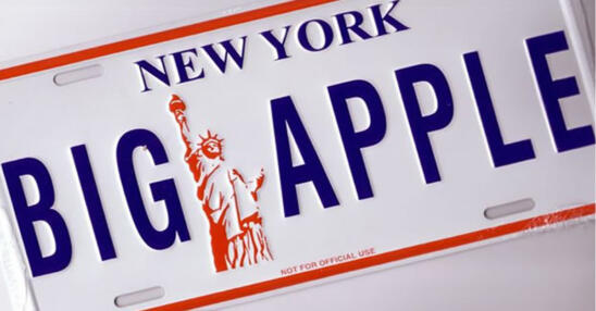 Why is New York City nicknamed the “Big Apple”?