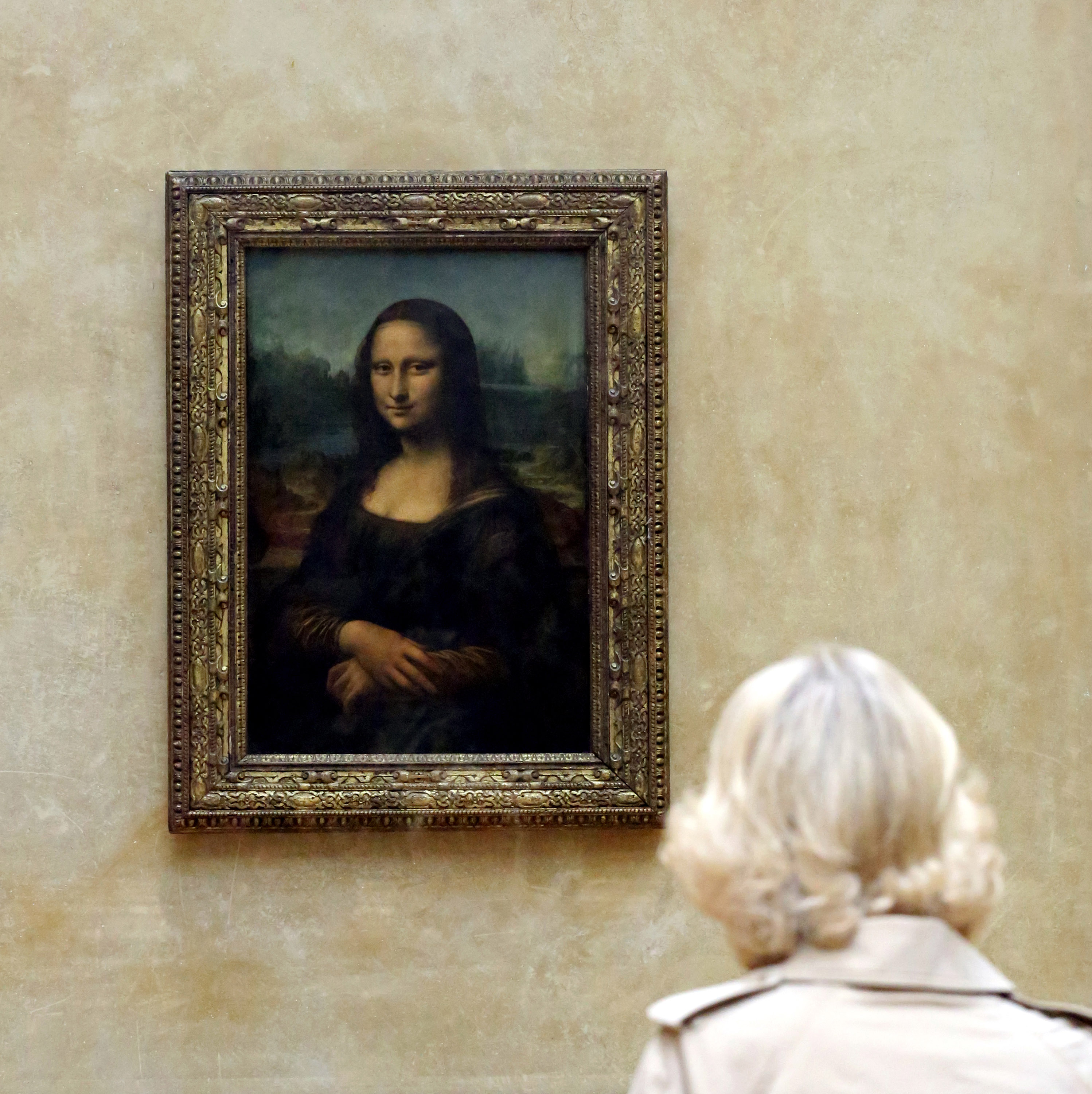 Original Mona Lisa In Museum