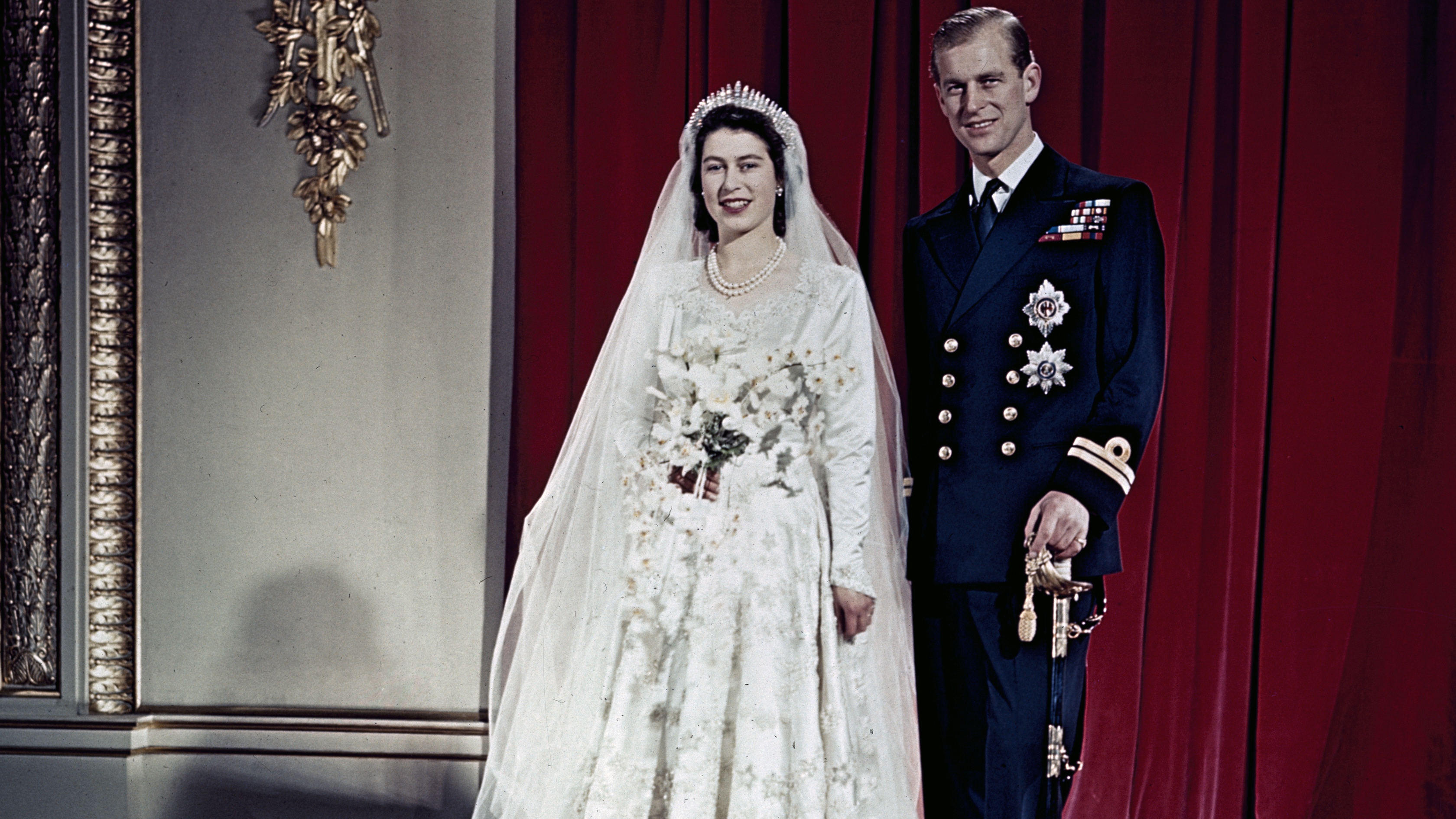 Свадьба Елизаветы 2 и принца Филиппа тиара