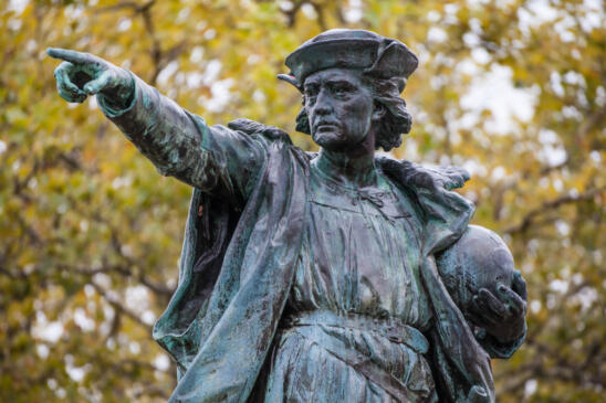 When was Columbus Day first celebrated?