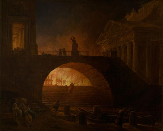 Did Nero really fiddle while Rome burned?