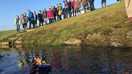 Scottish Schoolchildren Give Goldfish a Grand Viking Funeral