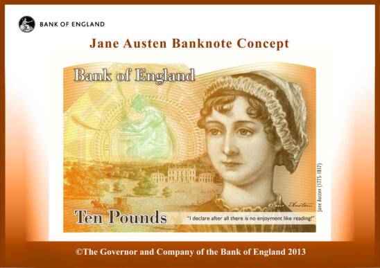 Jane Austen Wins a Place on UK Currency