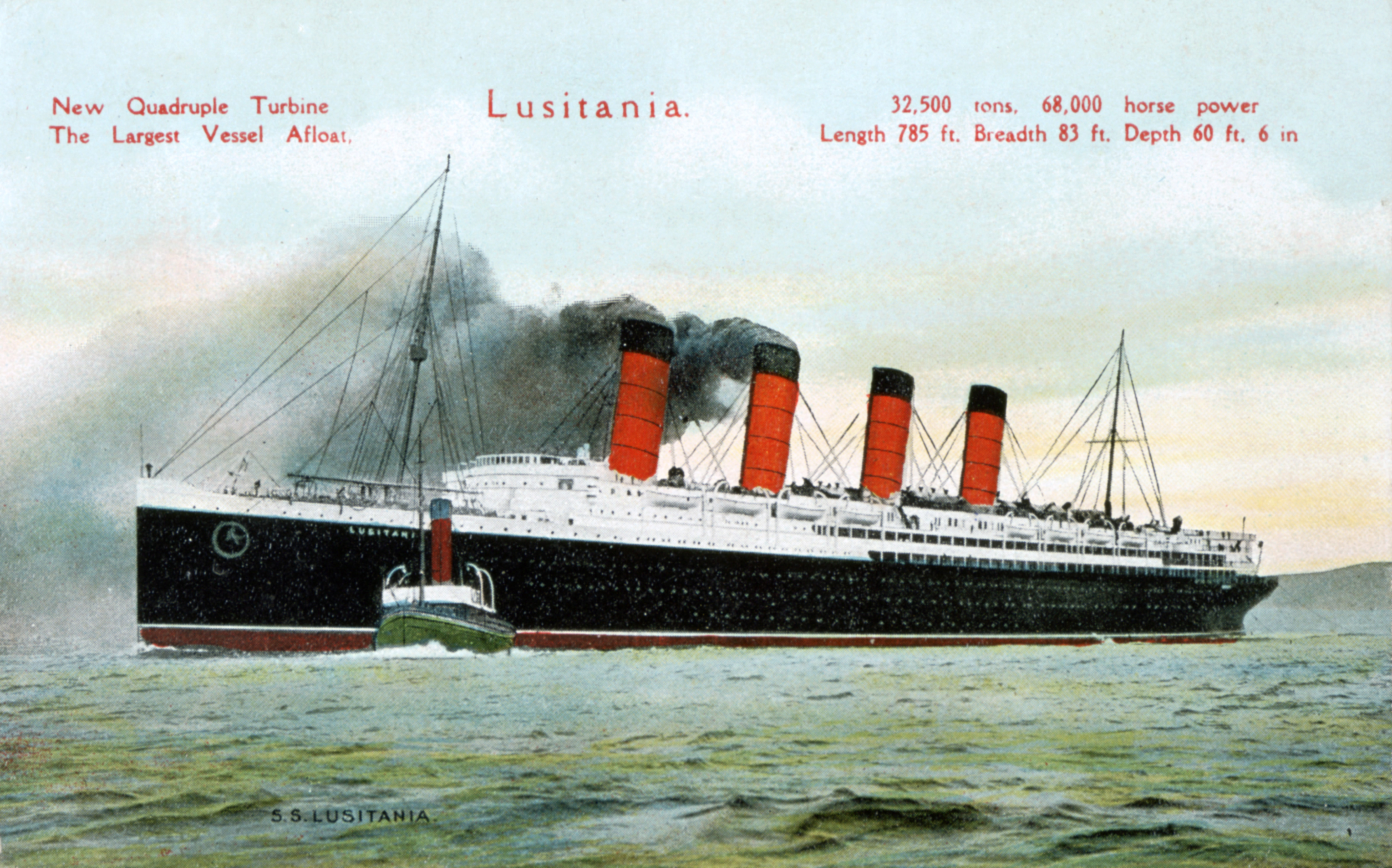 RMS Lusitania Sinking