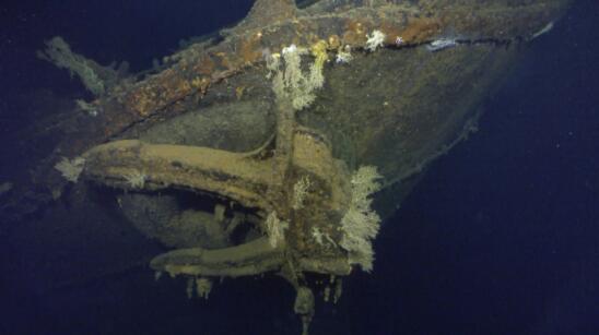 WWII’s Largest Battleship Revealed After 70 Years Underwater