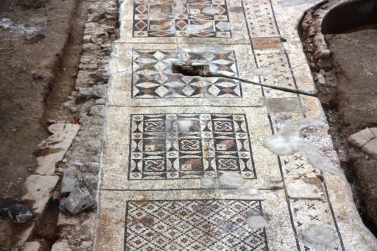 Giant Roman Mosaic Unearthed in Turkey