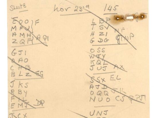 Notes by Alan Turing’s Team Found in the Walls of Code-Breaking Hut