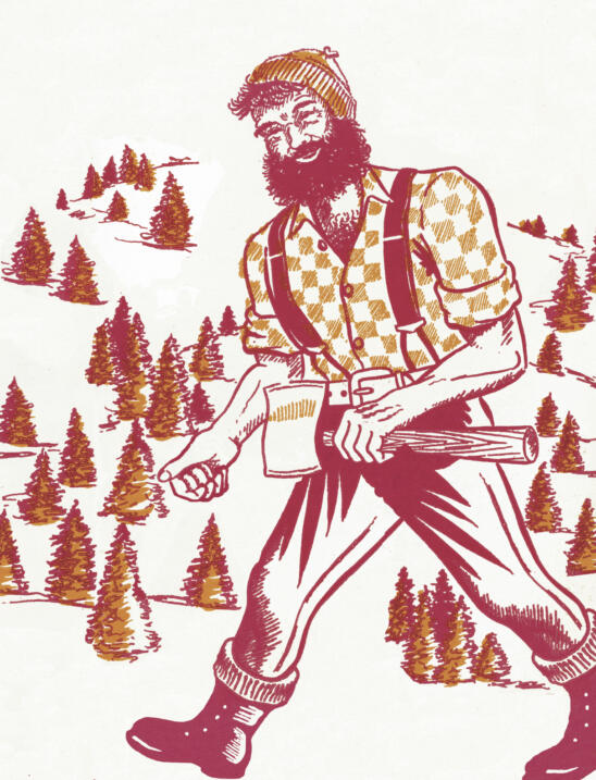 Was Paul Bunyan a real person?