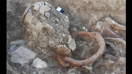 Shackled Skeletons Unearthed at Roman Necropolis in France