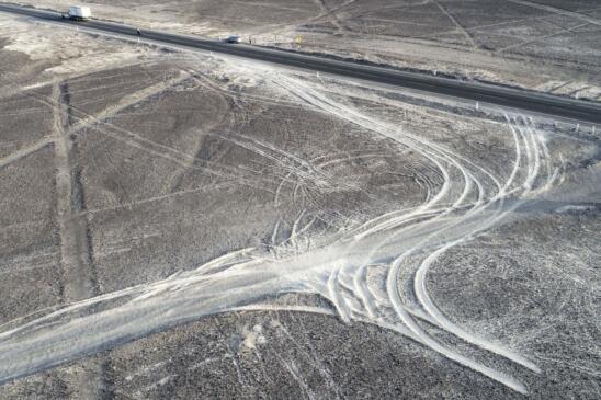 Truck Drives Over 2,000-Year-Old Desert Hieroglyphs