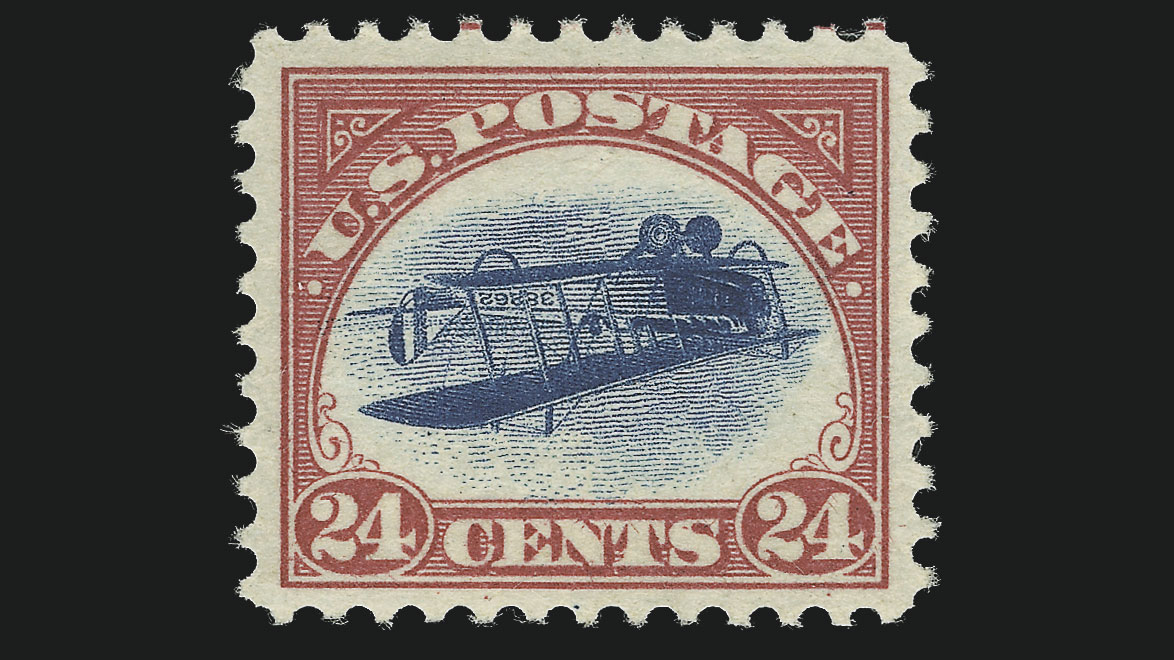 a us postage system stamp orange eagle
