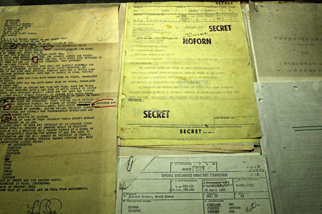 Documents aboard the USS Pueblo