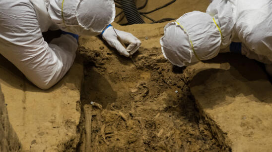 Is This Jamestown Skeleton One of the First Virginia Slaveholders?