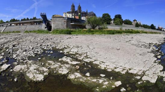 WWII Bombs Surface as Heat Wave Dries Out River in Germany