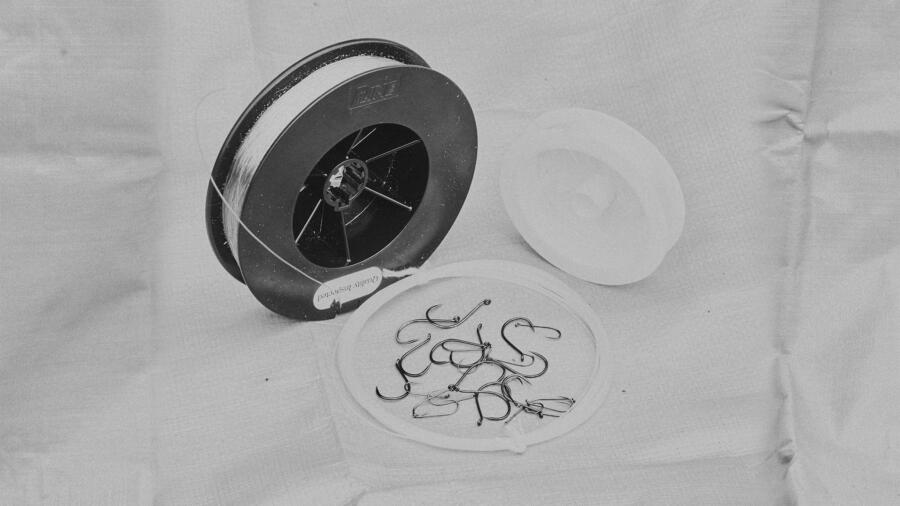 Fishing line and hooks