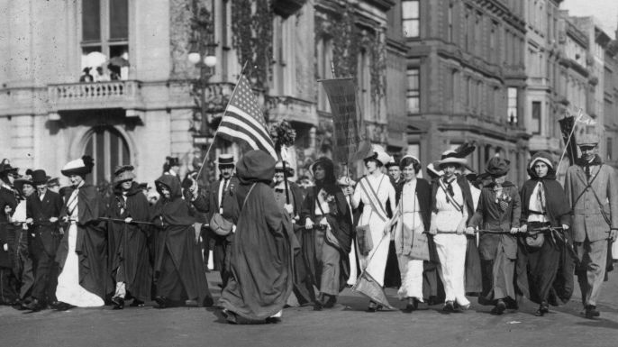 This Huge Women’s March Drowned Out a Presidential Inauguration in 1913