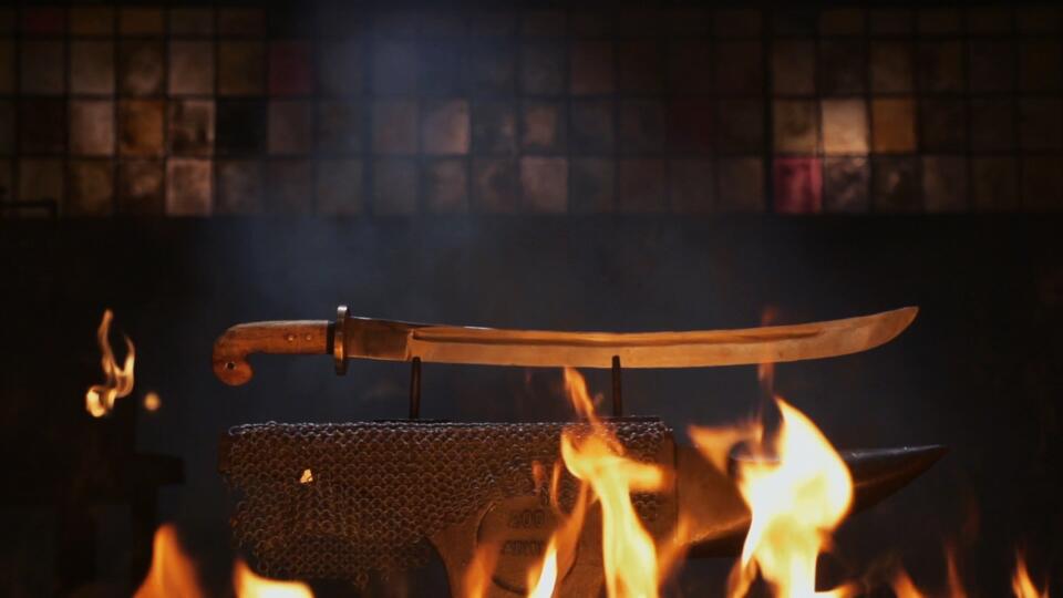 The Boateng Saber, as seen on the series, Forged in Fire