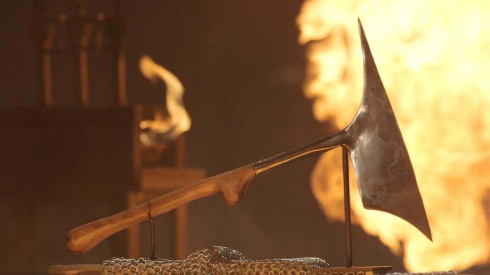 The Headhunter's Axe, as seen on the series, Forged in Fire