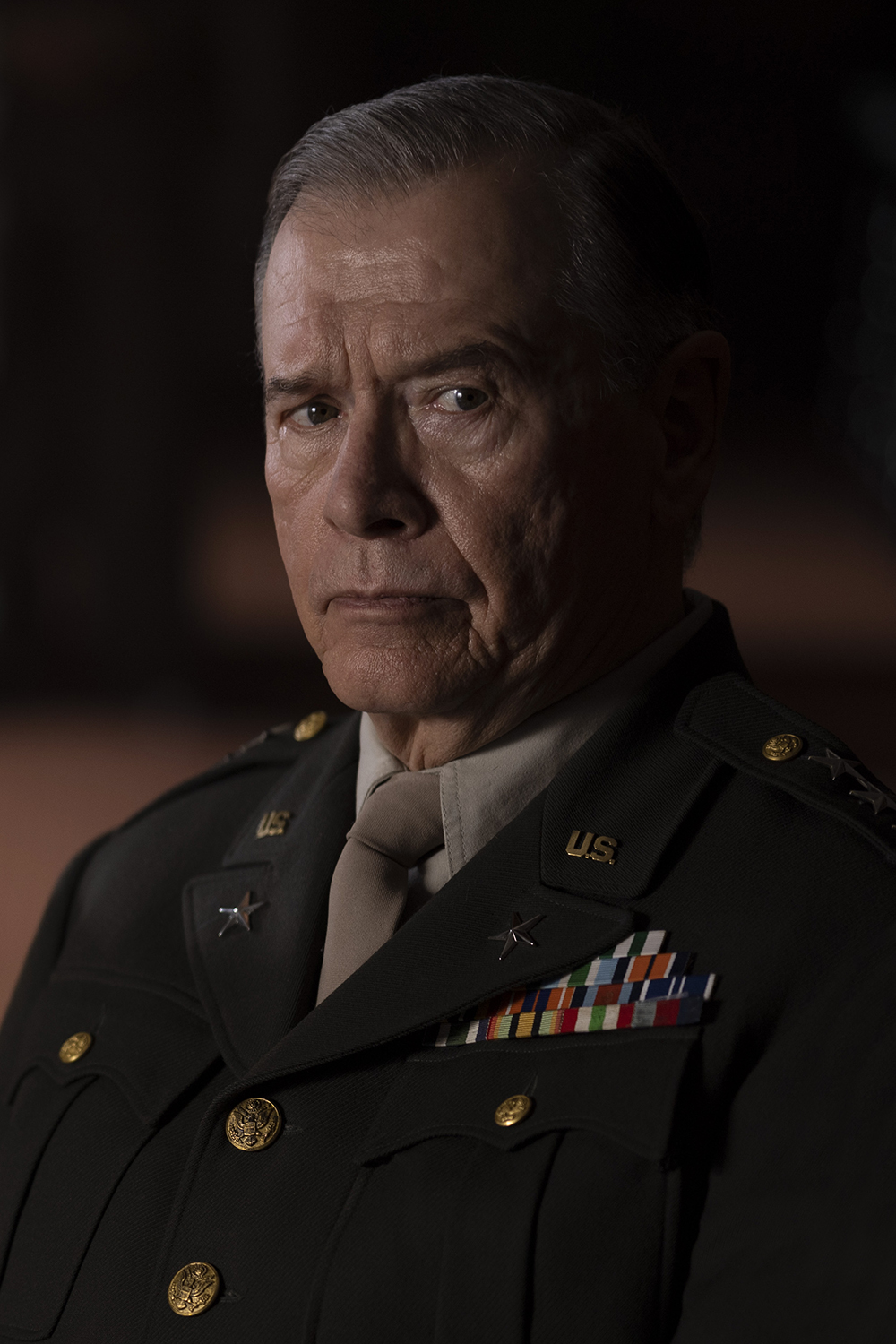 A photo of Andre Jacobs portraying George Marshall