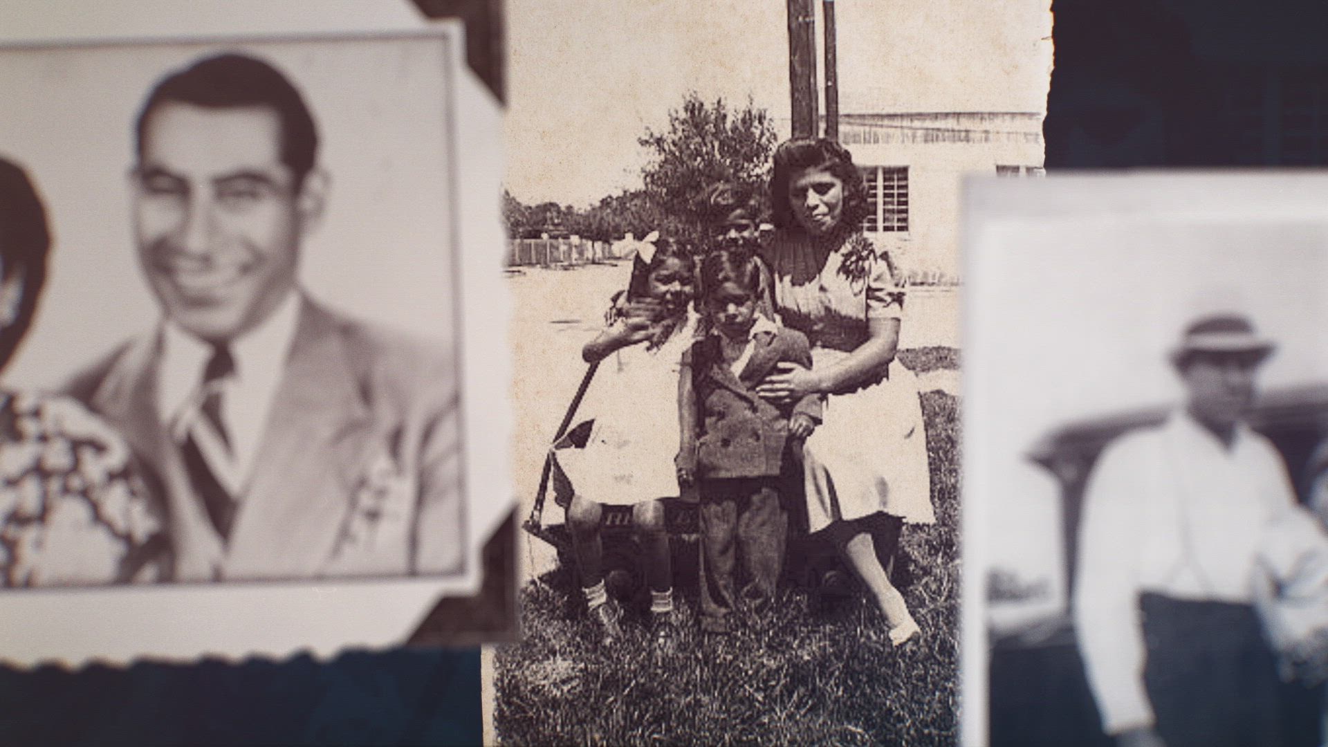 a collage of photos of the mendez family