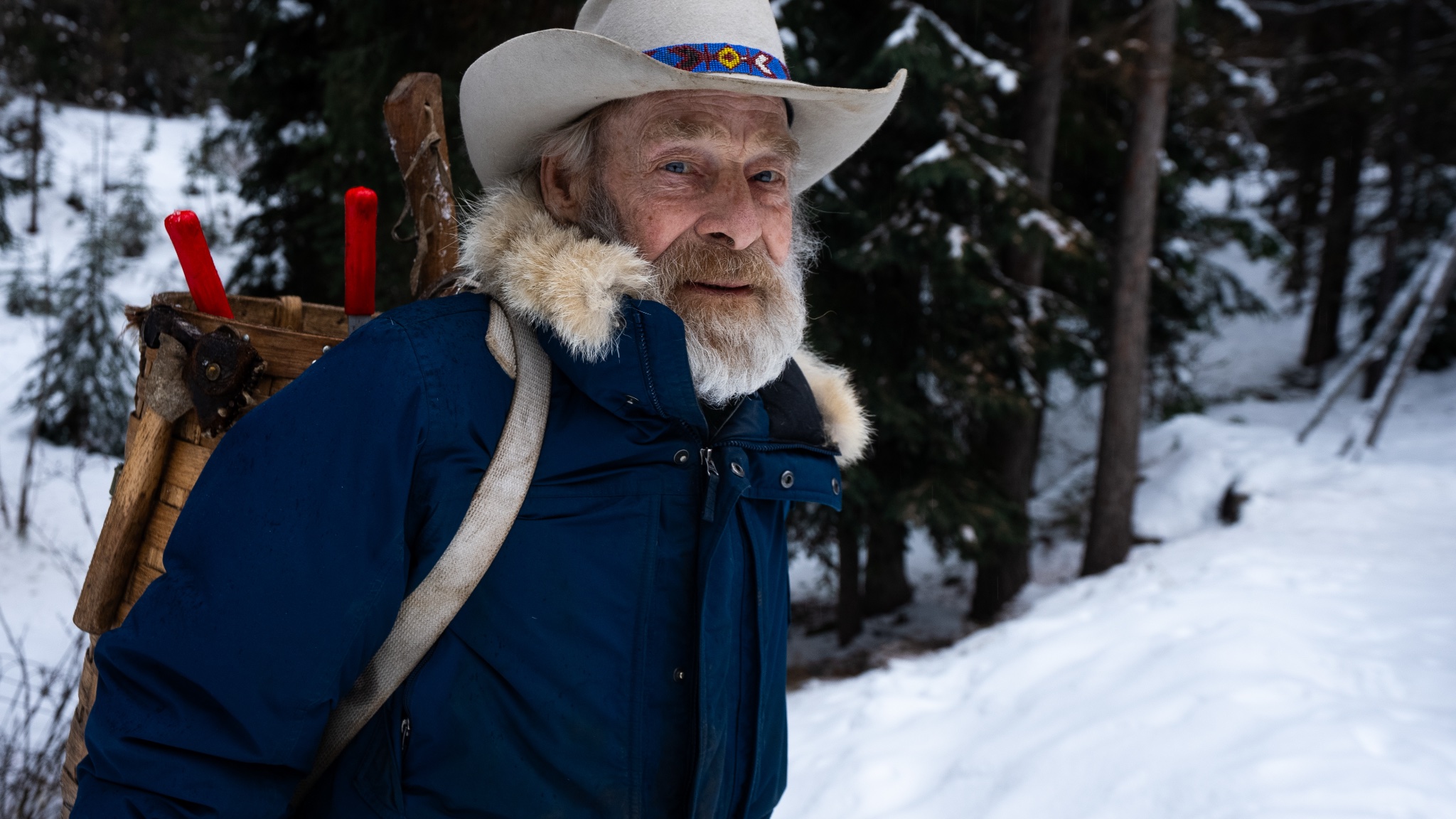 a photo of Mountain Men's Tom Oar outside in the wilderness