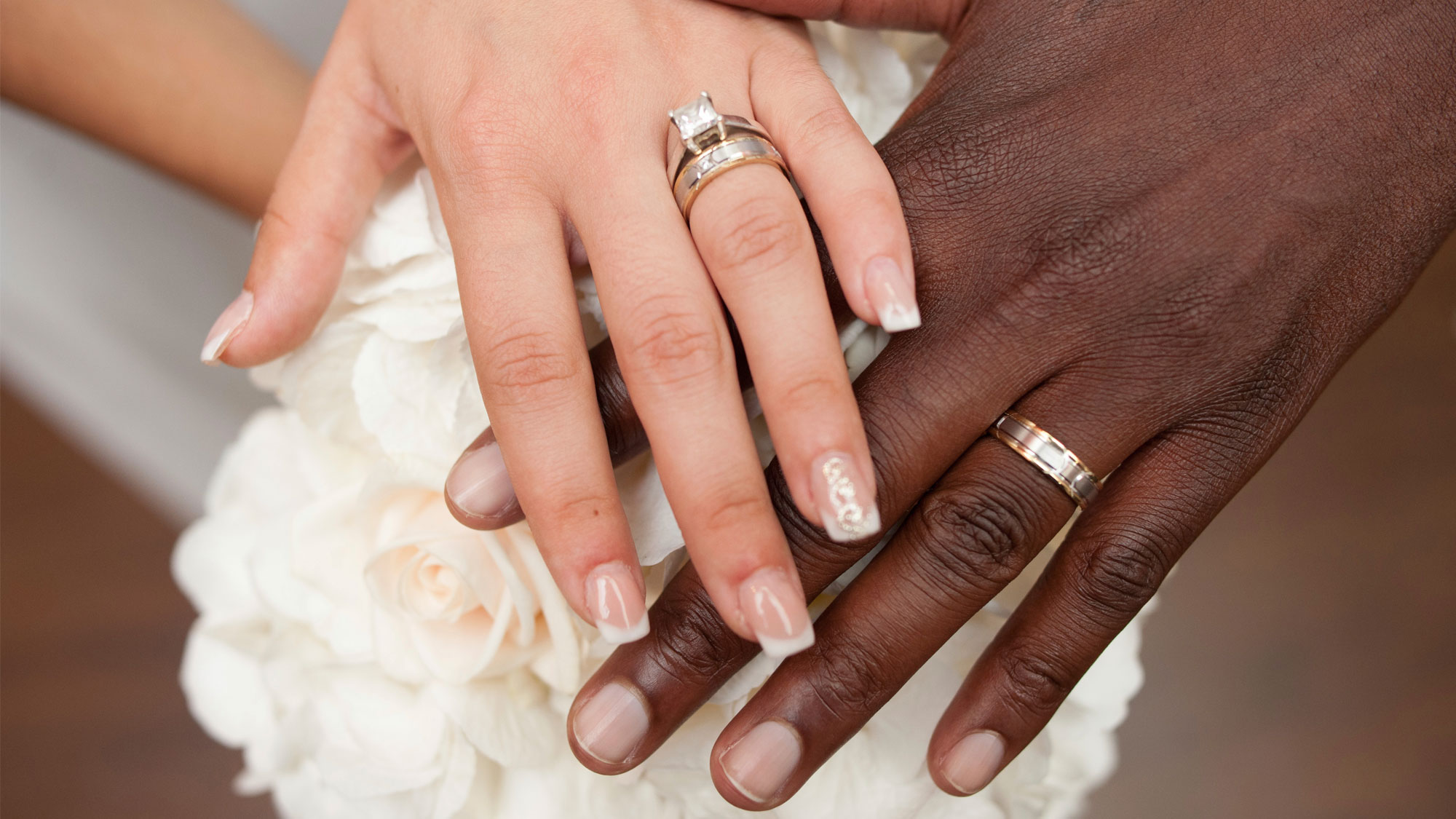 The Stats on Interracial Marriage photo