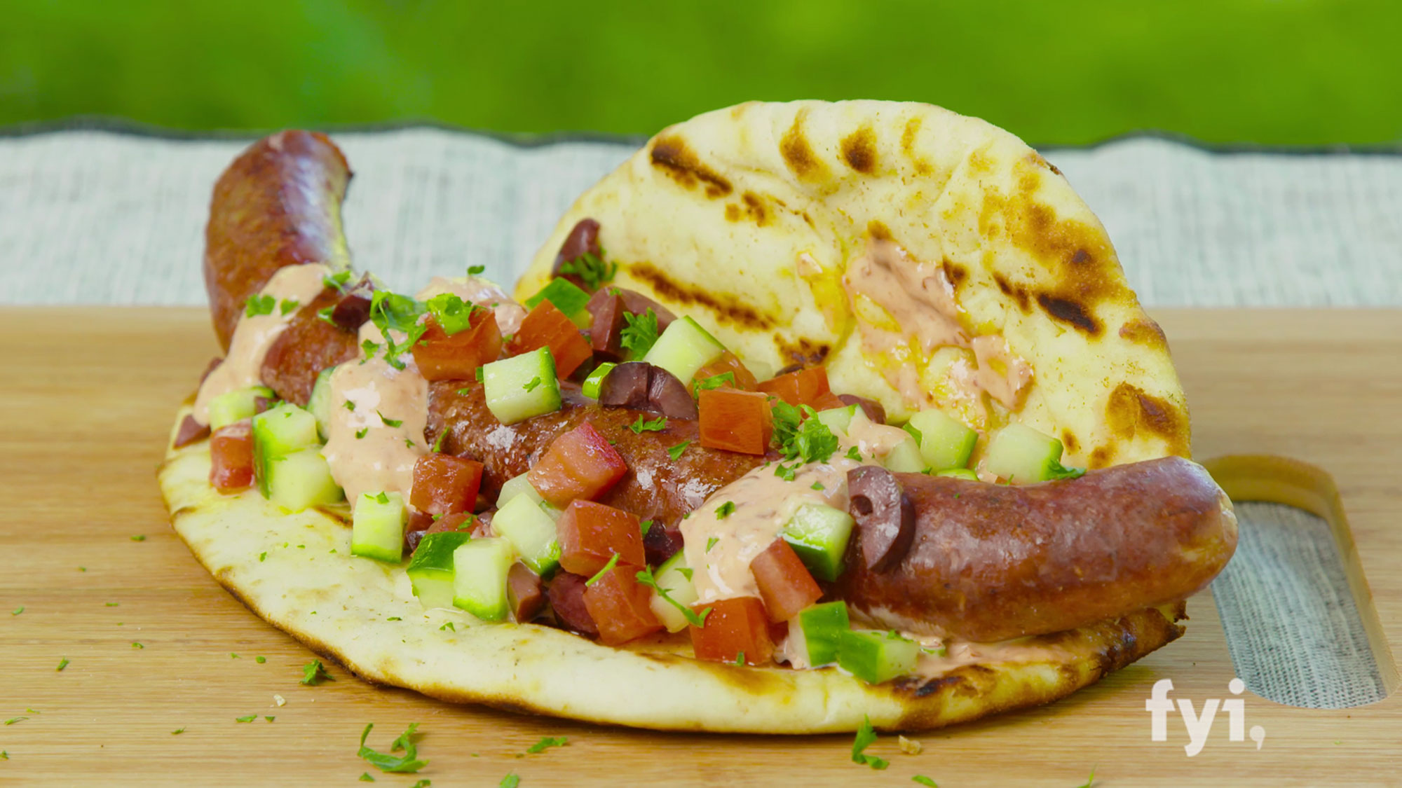 Beat the Heat: Mediterranean Hot Dog Recipe