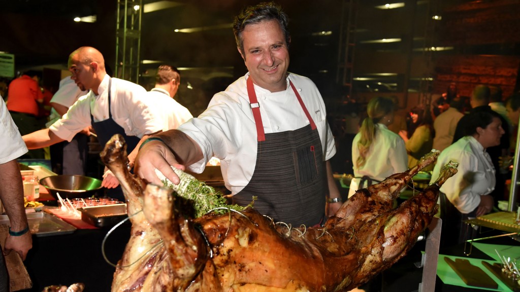 Food prep at Life is Beautiful. (Photo by Jeff Kravitz/FilmMagic)