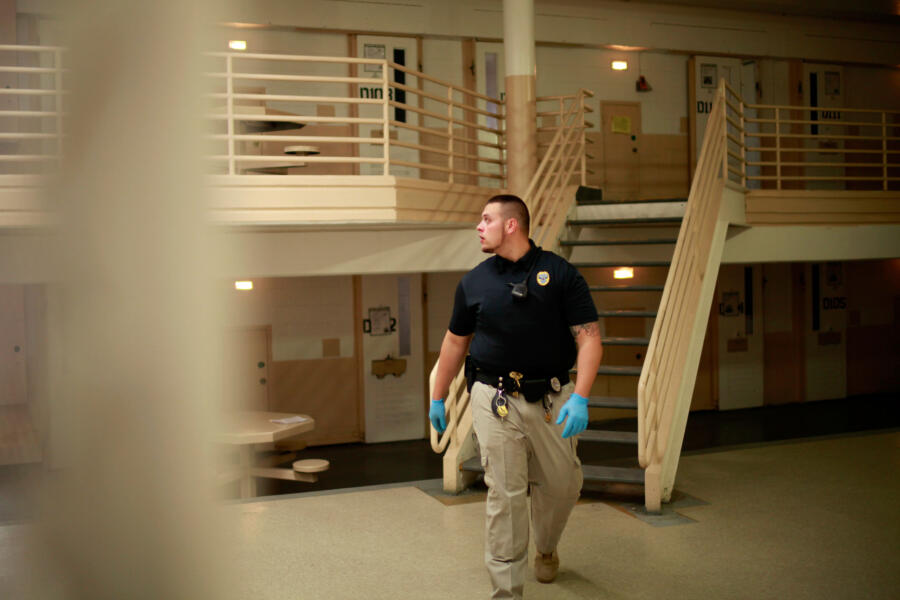 CO Mangin patrols his assigned pod