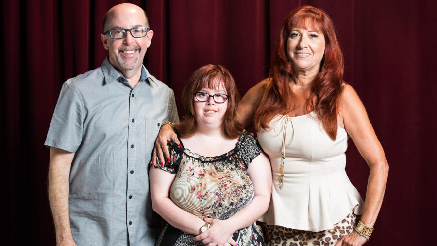 Rachel and her parents