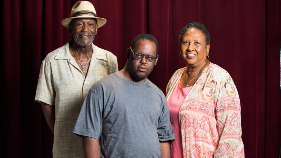 John and his parents